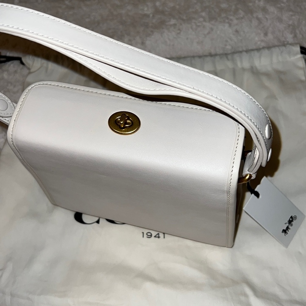 Coach Geometric Turnlock Shoulder Bag